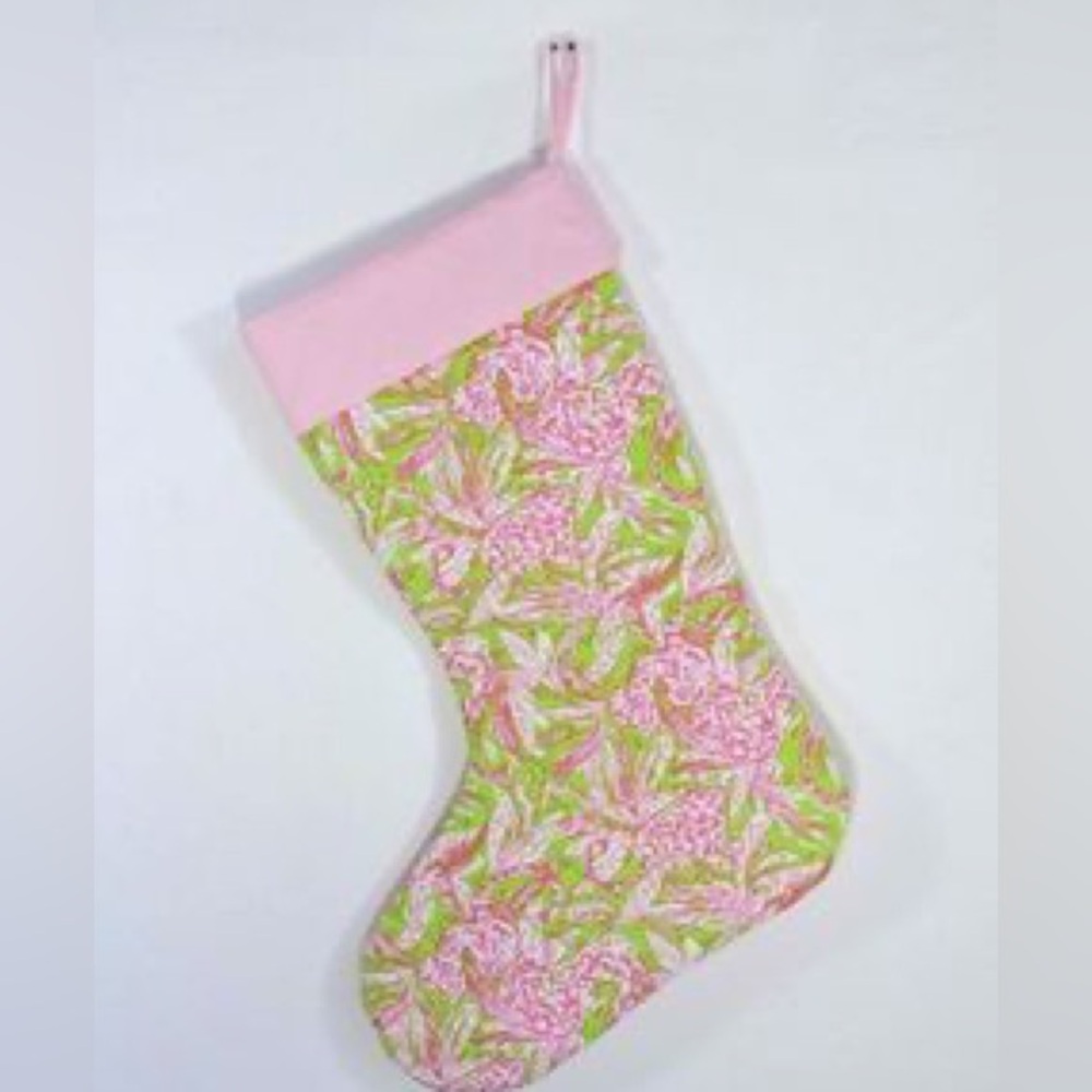 Lilly Pulitzer Cougar Bar Christmas Stocking